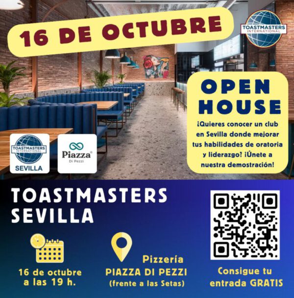 Open House Toastmasters Sevilla 16 de Octubre